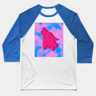 Retro Wolfsilhouettes Wolves Nature Baseball T-Shirt